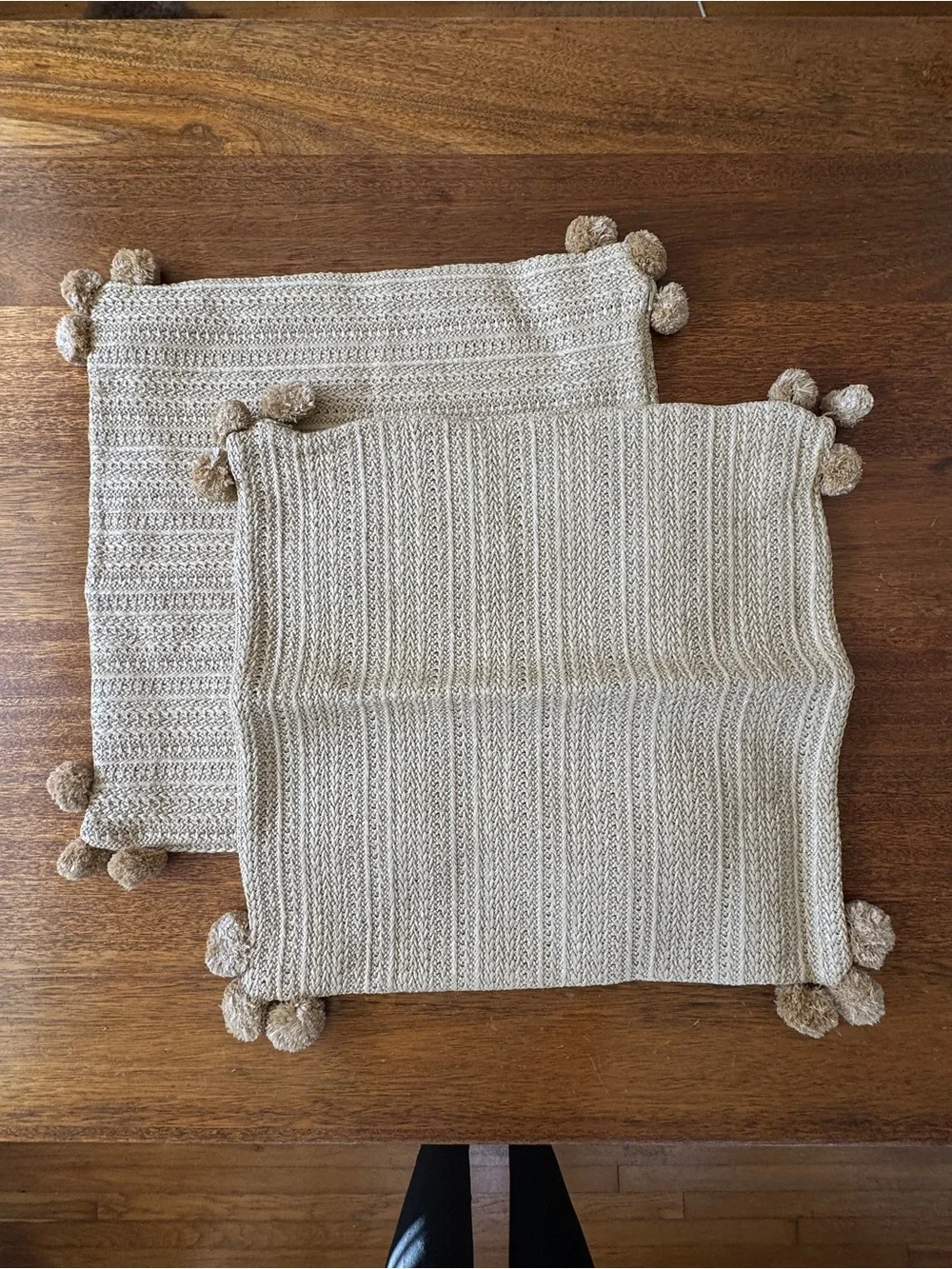 Serena & Lily Outdoor “Rattan” Pillow Covers - Set of 2